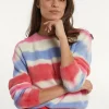 Online River Woods Alpaca-wollen gestreepte trui multi -