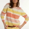 Online River Woods Alpaca-wollen gestreepte trui multicolor -