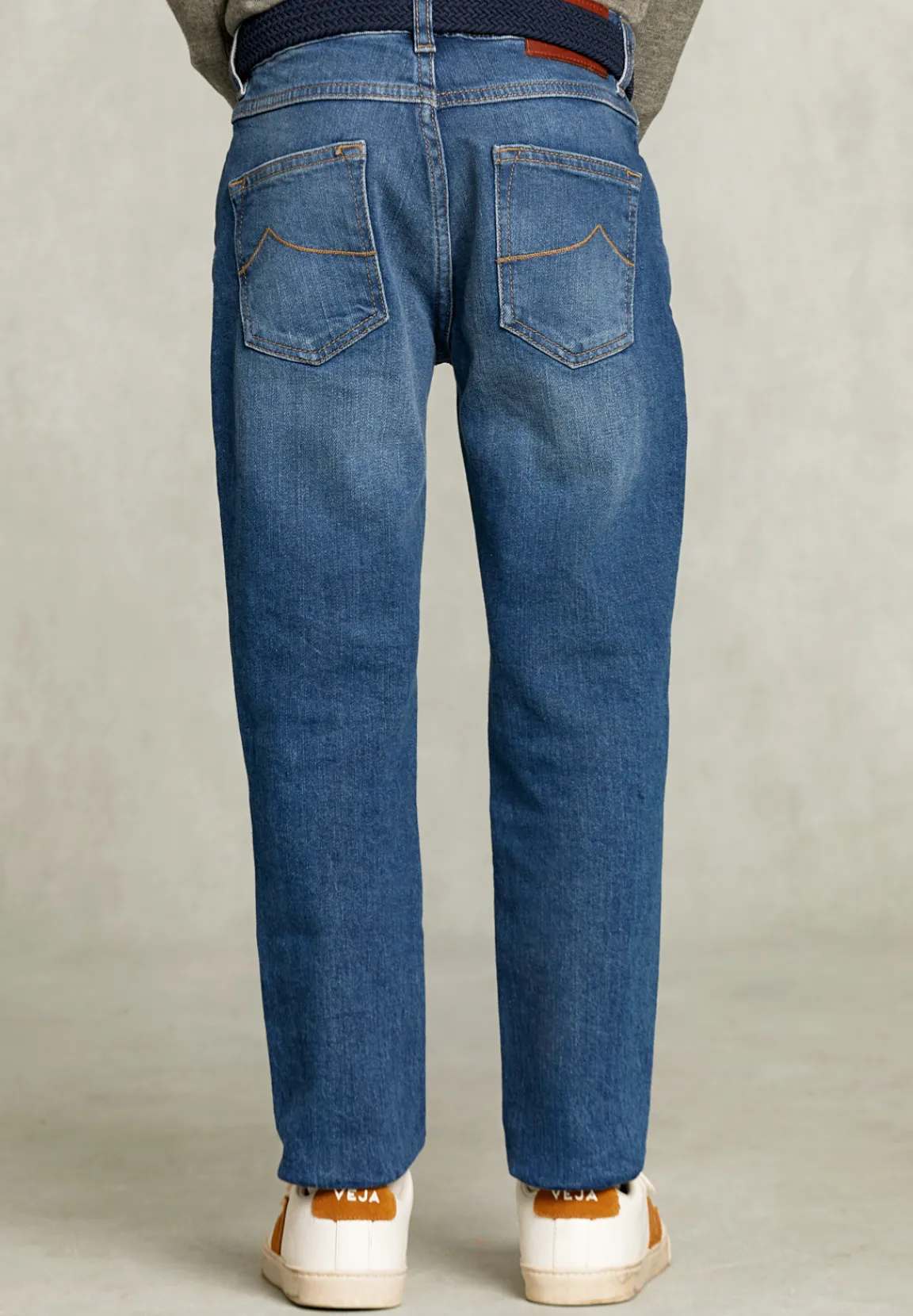 Best River Woods Baggy jeansbroek 5-zakken stone -