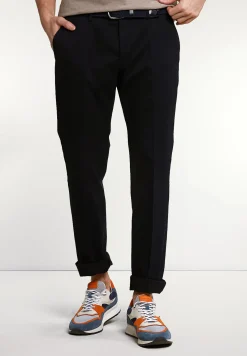New River Woods Basic chinobroek stretch navy -