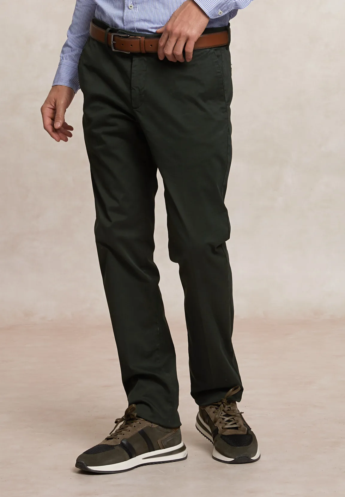 Online River Woods Basic chinobroek stretch cypress -