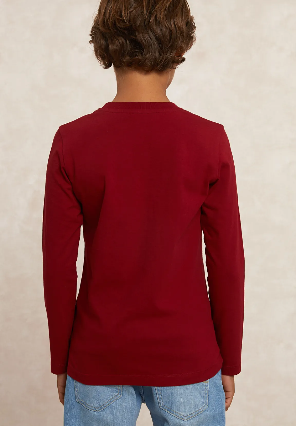 Hot River Woods Basic fantasie T-shirt lange mouwen red cross -