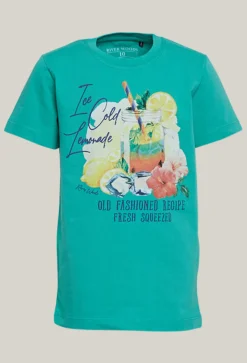 Hot River Woods Basic katoenen t-shirt kiwi -