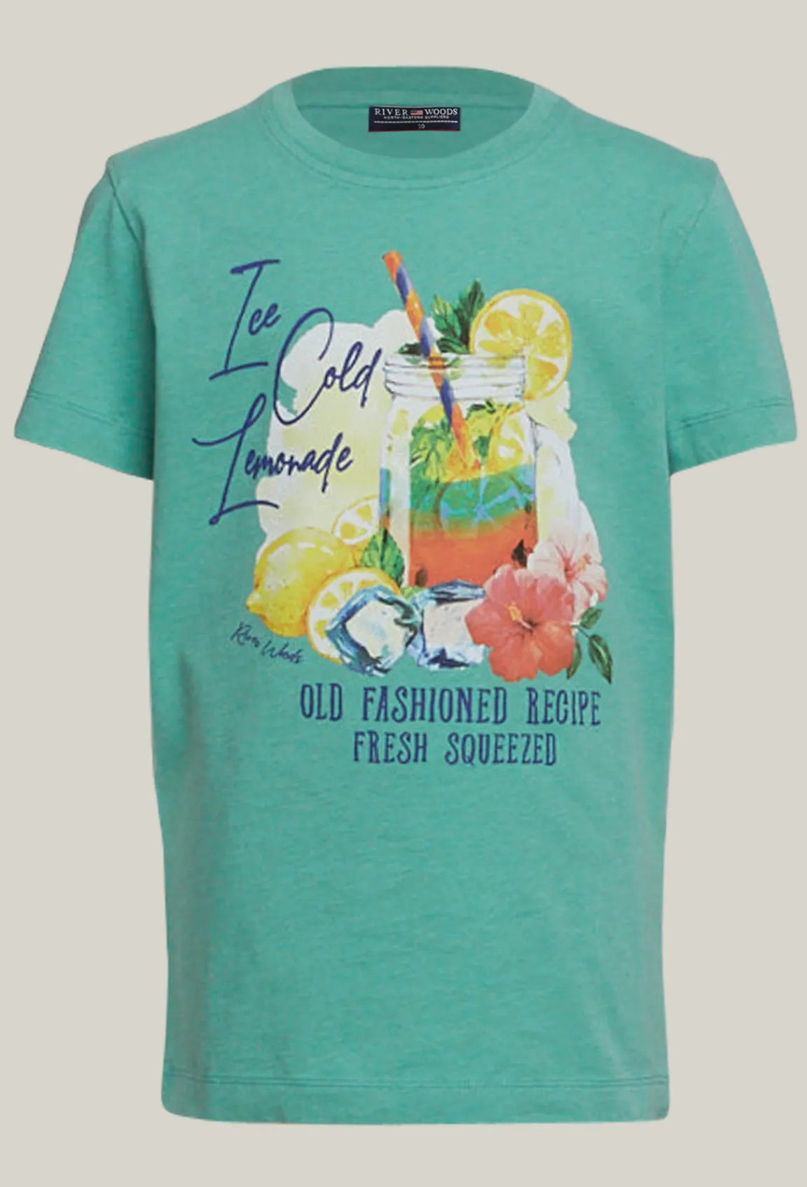 Clearance River Woods Basic katoenen t-shirt margarita mix -