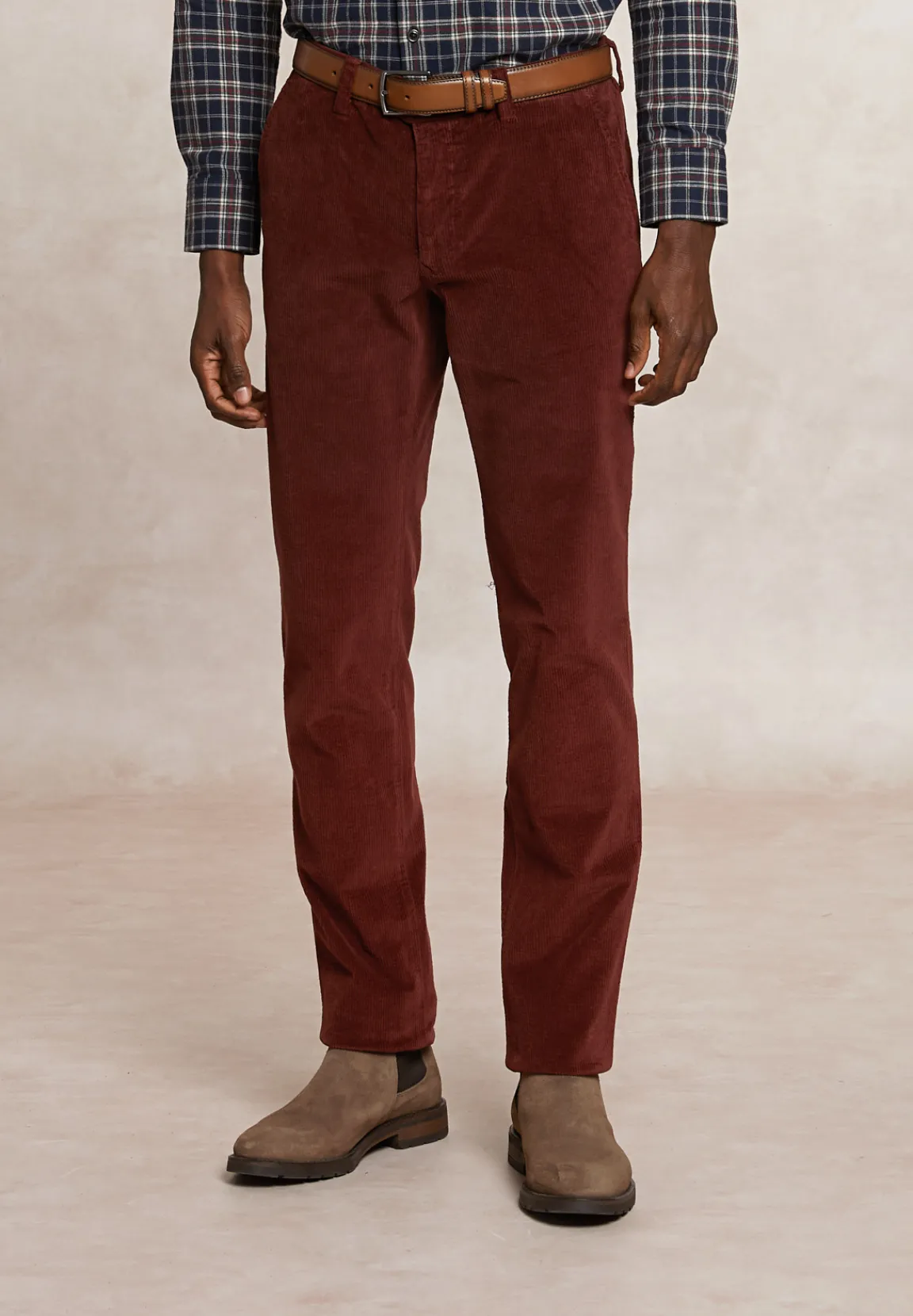 Hot River Woods Basic ribfluwelen stretch broek crodino -