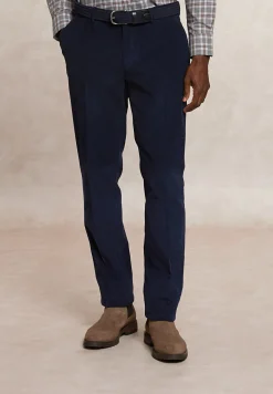 New River Woods Basic ribfluwelen stretch broek admiral -