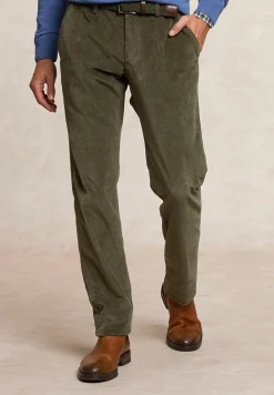 Outlet River Woods Basic ribfluwelen stretch broek garden -