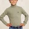 Outlet River Woods Basic rolkraag T-shirt eden mix -