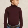 Clearance River Woods Basic rolkraag T-shirt porto -