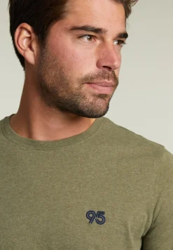 New River Woods Basic slim fit T-shirt cottage mix -