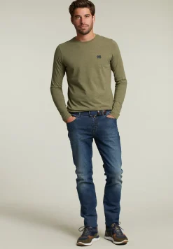 New River Woods Basic slim fit T-shirt cottage mix -