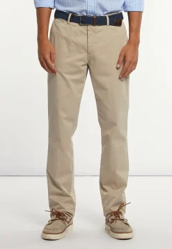 Online River Woods Basic stretch chinobroek beige -