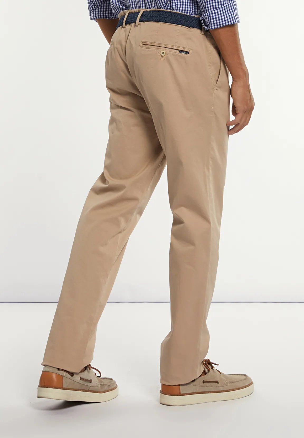 New River Woods Basic stretch chinobroek sand -