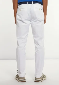 Best River Woods Basic stretch chinobroek white -