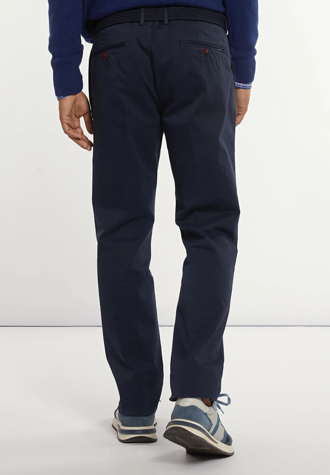 Hot River Woods Basic stretch chinobroek navy -