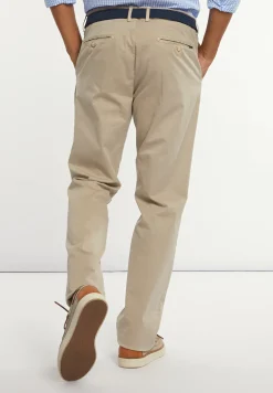 Online River Woods Basic stretch chinobroek beige -