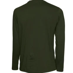 Hot River Woods Basic T-shirt met ronde hals in groen -