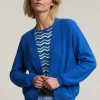 Hot River Woods Blauwe basic cardigan lange mouwen -