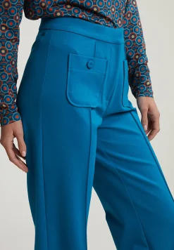 Online River Woods Blauwe broek 2 opgestikte zakken -