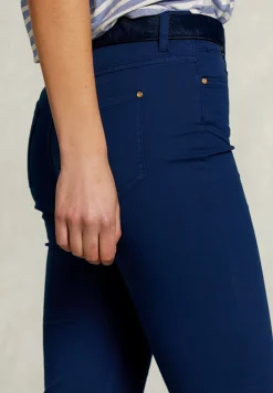 Sale River Woods Blauwe cropped flare broek -