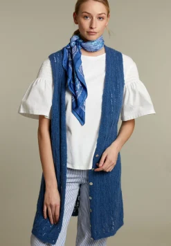 New River Woods Blauwe gilet zonder mouwen -