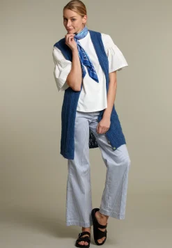 New River Woods Blauwe gilet zonder mouwen -