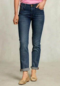 New River Woods Blauwe jeansbroek met normale taille -
