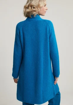 Discount River Woods Blauwe lange cardigan lange mouwen -