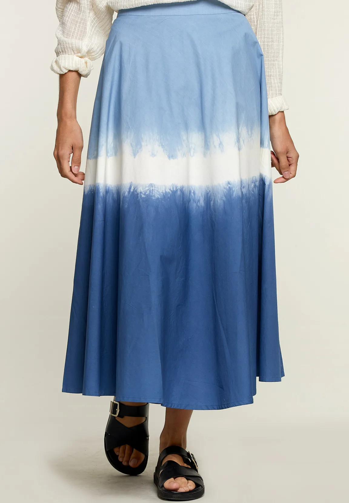Online River Woods Blauwe tie & dye rok -