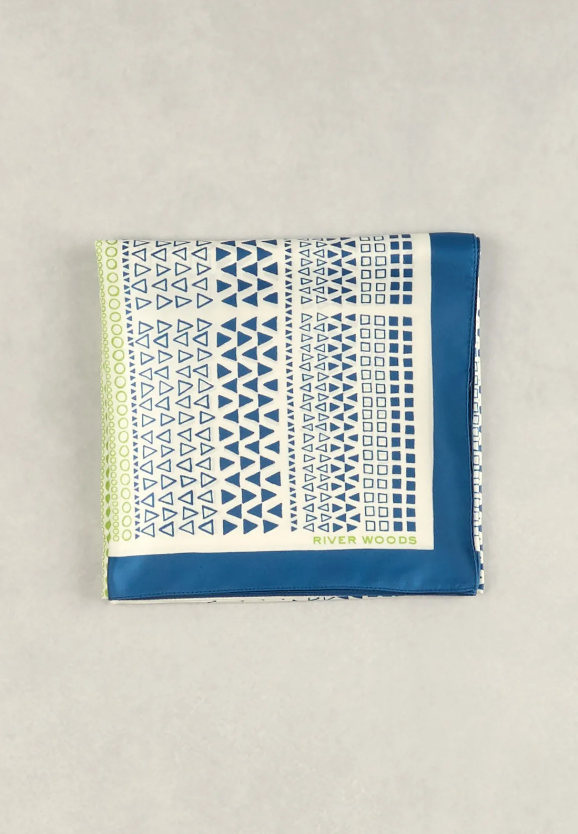 New River Woods Blauw/groene fantasiesjaal -
