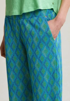 Outlet River Woods Blauw/groene glitter fantasiebroek -