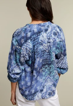 Hot River Woods Comfort fantasie  blauw hemd -