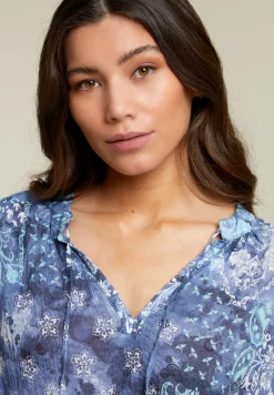 Hot River Woods Comfort fantasie  blauw hemd -