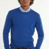 Clearance River Woods Custom fit basic merinotrui ronde hals gloaming mix -