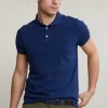 Clearance River Woods Custom fit basic pima katoen polo saphire mix -