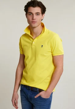 Best River Woods Custom fit basic pima katoen polo lemonade -