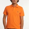 Hot River Woods Custom fit basic pima katoen polo clementine -