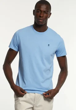 Clearance River Woods Custom fit basic pima katoen T-shirt porcelaine -