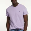 Fashion River Woods Custom fit basic pima katoen T-shirt lavender -