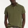 Discount River Woods Custom fit basic pima katoen polo olijfgroen -