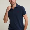 Clearance River Woods Custom fit basic pima katoen polo night blue mix -