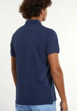 Discount River Woods Custom fit basic pima katoen polo night denim mix -