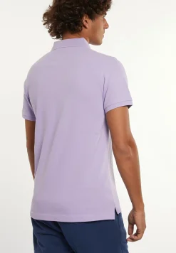Outlet River Woods Custom fit basic pima katoen polo lavender -