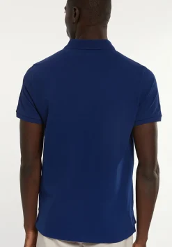 Hot River Woods Custom fit basic pima katoen polo indigo -