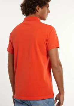 Hot River Woods Custom fit basic pima katoen polo orange -