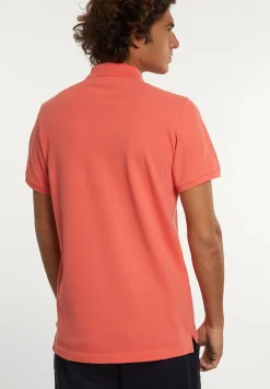 Hot River Woods Custom fit basic pima katoen polo salmon -