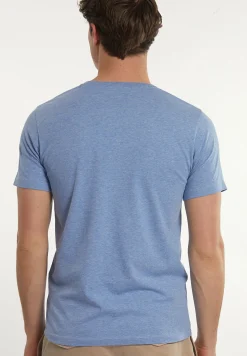 Sale River Woods Custom fit basic pima katoen T-shirt oase mix -