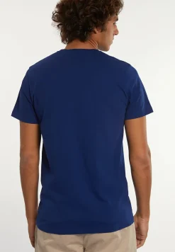 Hot River Woods Custom fit basic pima katoen T-shirt indigo -