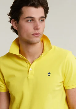 Best River Woods Custom fit basic pima katoen polo lemonade -