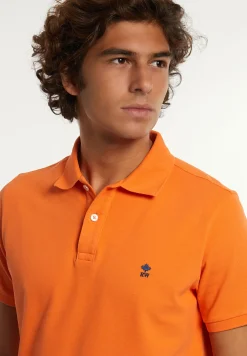 Hot River Woods Custom fit basic pima katoen polo clementine -